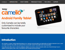 Tablet Screenshot of cameliotablet.com